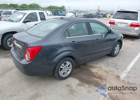2013 Chevrolet Sonic Lt из США, поврежденный, VIN 1G1JC5SH9D4201088